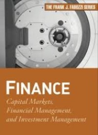 Capital Markets, Financial Management, and Investment Management