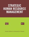 Strategic Human Resource Management